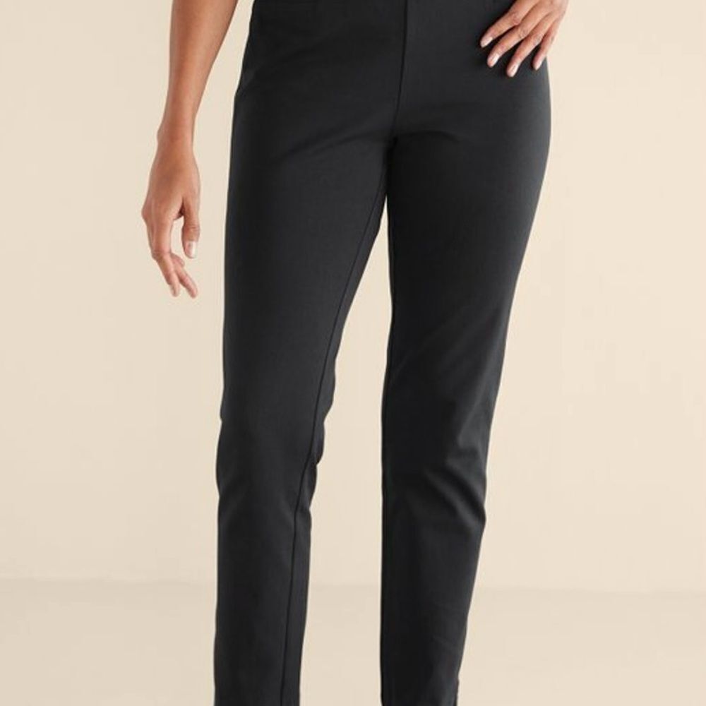 Soft Surroundings Black Straight Leg Pants